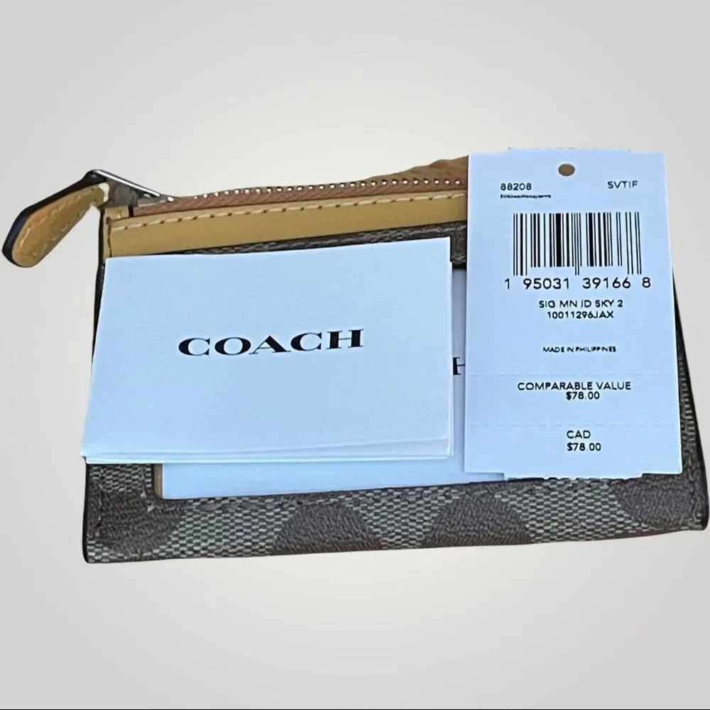 Coach K2111-1011 Small Town Bucket Pebble Leather & Mini ID Holder
